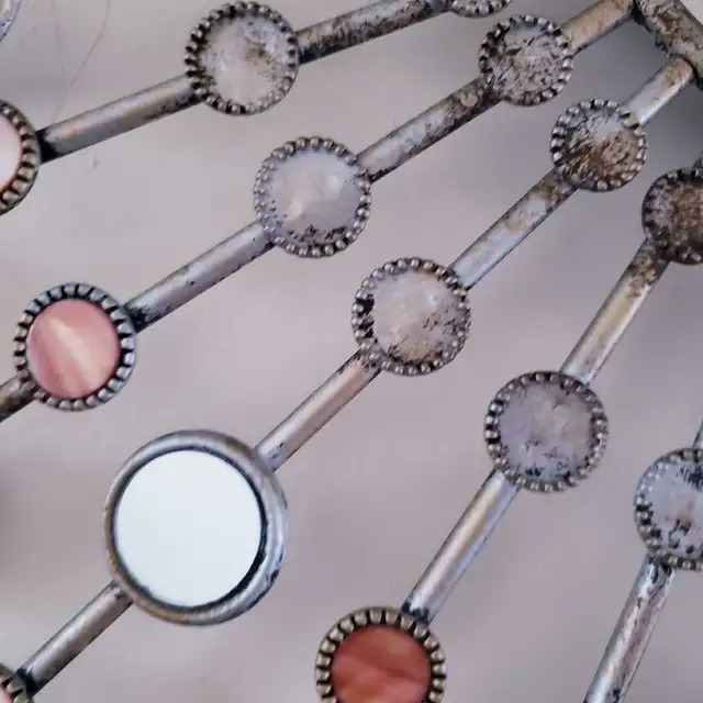 Sunburst Brushed  Metal Wall Mirror  in Home Décor & Accents in Ottawa - Image 5
