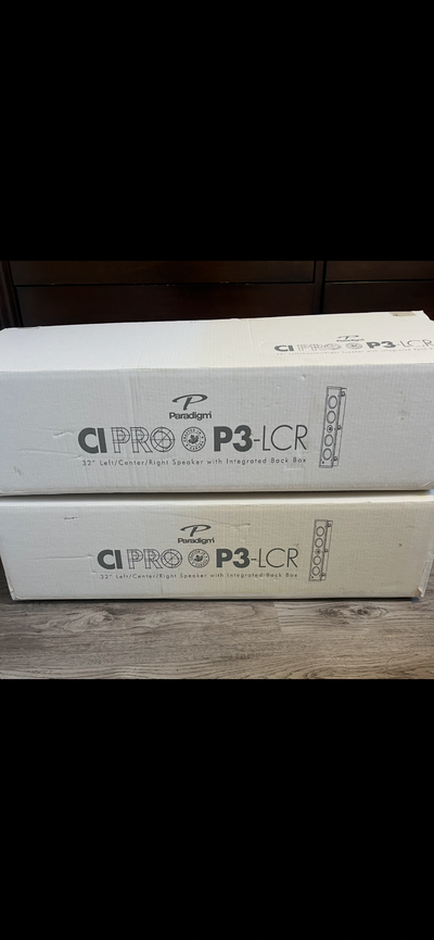 Paradigm ci pro v2 inwall speakers, View more
