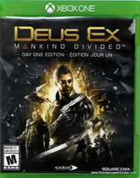 XBOX ONE DEUS EX - MANKIND DIVIDED - DAY ONE EDITION GAME