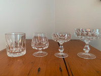 Crystal Glass Set - 59 pieces - Mint Condition