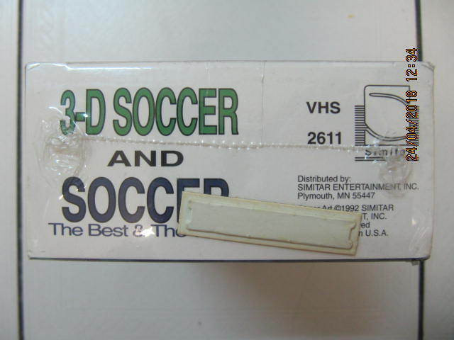 Classic 3D Soccer & SoccerTheBest & Worst  Two Tape Set VHS 1991 in Arts & Collectibles in Mississauga / Peel Region - Image 4