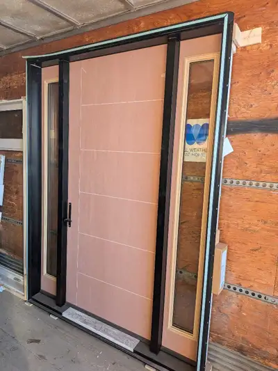 8' entry door with sidelites, View more