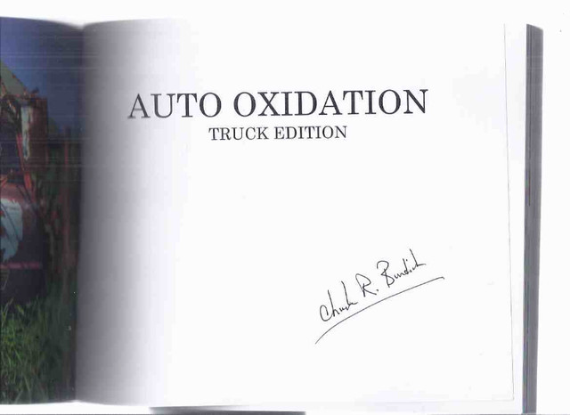 Trucks rusting - Auto Oxidation signed Ford Chevy Dodge Fargo in Non-fiction in Oakville / Halton Region - Image 2