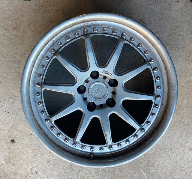 Custom 18” stagger Adv1 forged 3 pc rims vw mercedes e550 5x112 in Tires & Rims in Markham / York Region