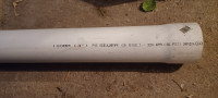 4 inch PVC sewer pipe 6 ft length
