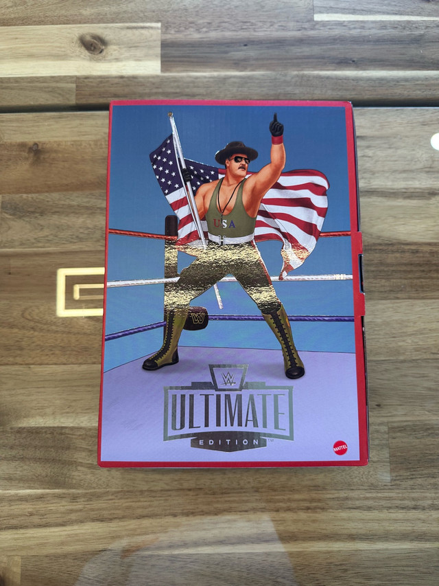 Mattel exclusive WWE Ultimate Edition Sgt. Slaughter in Toys & Games in Calgary