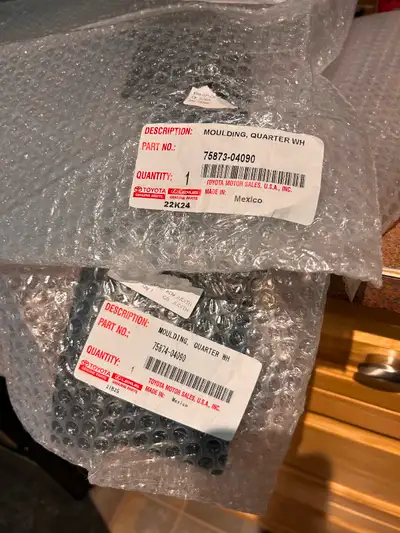 1 set of rear fender flares for the 3rd gen Tacoma. Purchased new and unused from a dealer. Pictures...