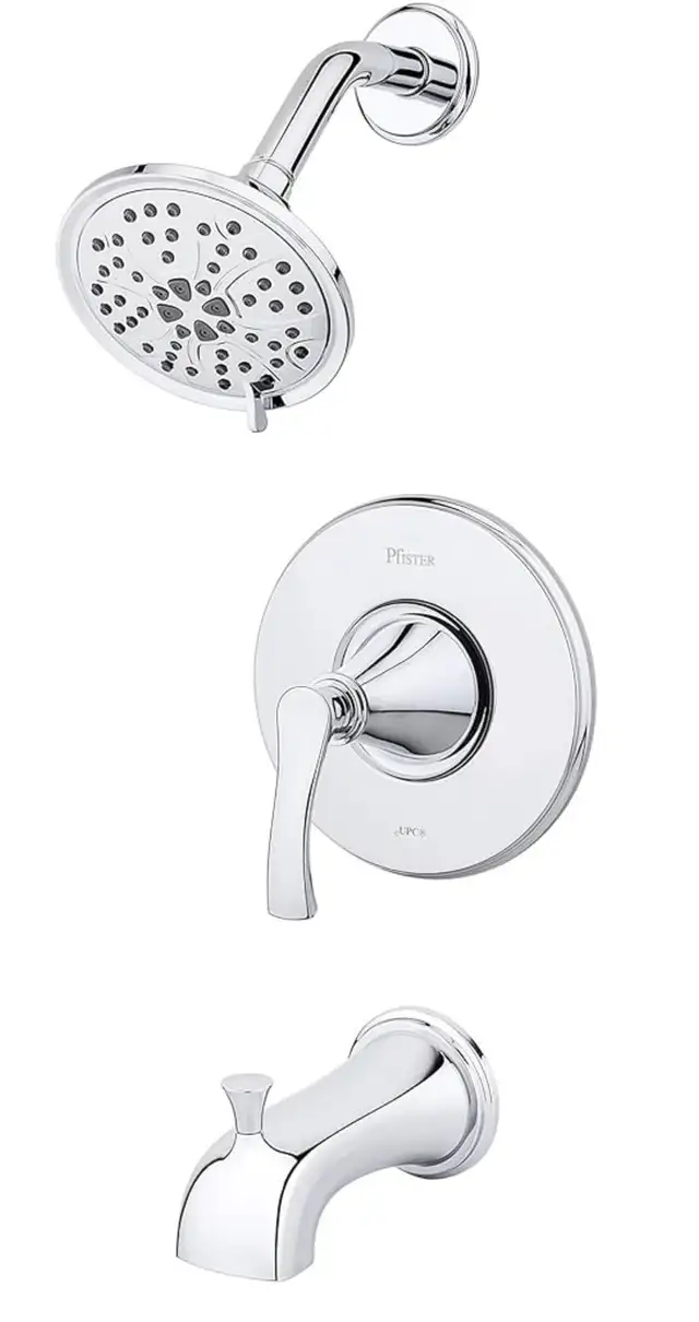 Pfister Auden Polished Chrome Shower Faucet Set  in Bathwares in Markham / York Region - Image 2