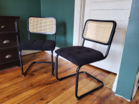 Black Rattan Side Chairs ***SAVE $150+***