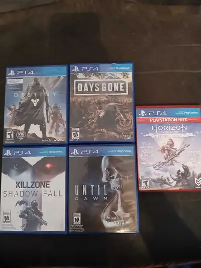5 PS4 Games, View more