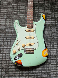 Fender custom shop heavy relic lefthanded stratocaster