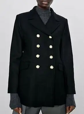 Zara manteau laine wool coat jacket blazer aritzia puffer parka in Women's - Tops & Outerwear in City of Montréal - Image 5