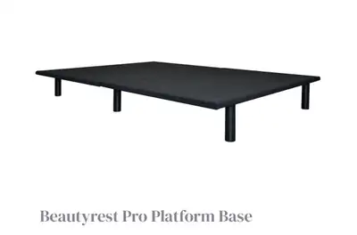Metal platform bed King size 1 year old