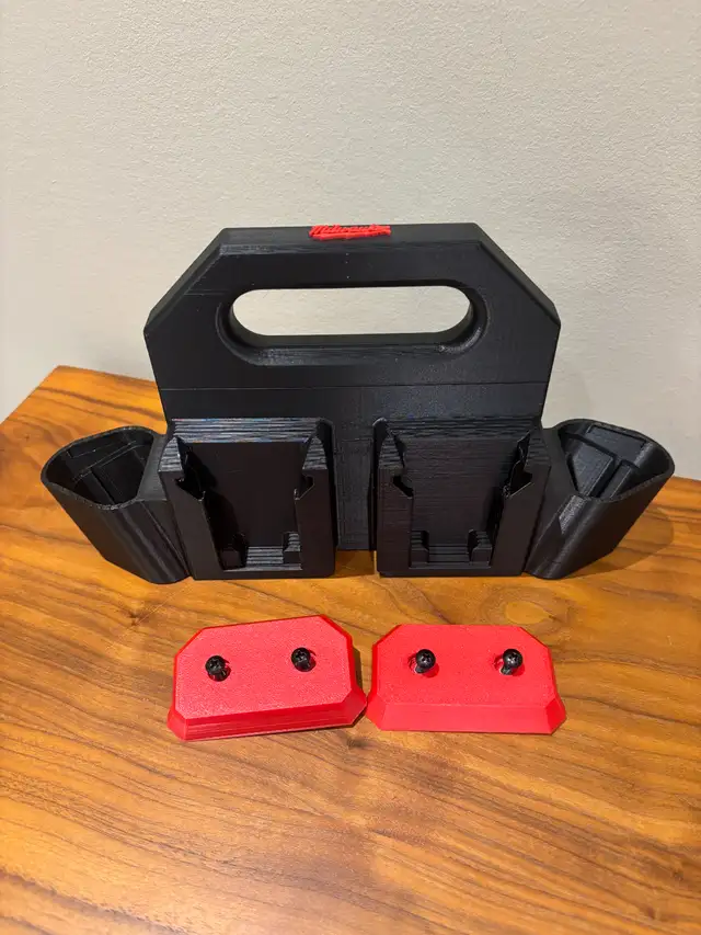 Battery Caddy for Milwaukee Combo – holds 4xM18 and 2xM12 Bat in Power Tools in Markham / York Region - Image 8