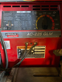 Lincoln arc welder AC-225GLM 