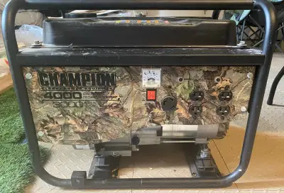 CHAMPION CAMO 4000/3000 Portable GENERATOR, View more