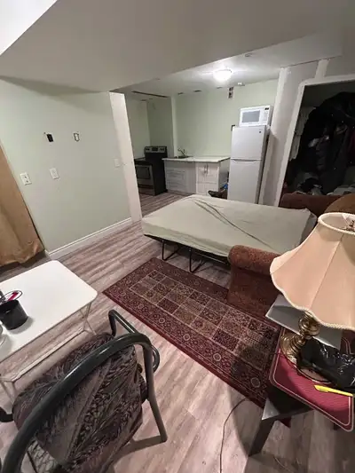 Basement apartment one parking 6479727569 Plus utility Open concert available in August 1