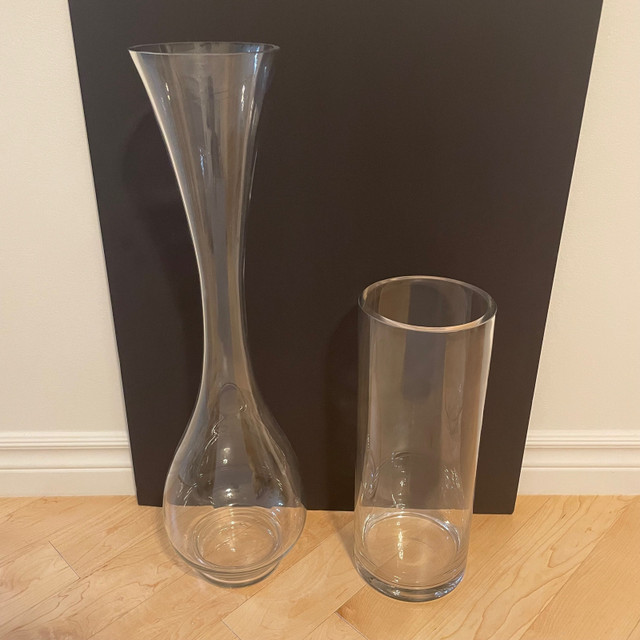 2 vases en verre dans Décoration intérieure et accessoires  à Laval/Rive Nord