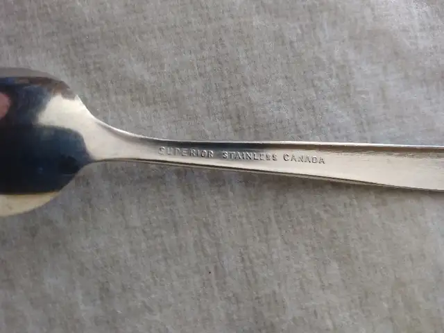 6 Superior Stainless Canada NIGHT SKY Teaspoons 4.5 inch63351295734785122