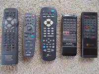 Lot of Remote for projectors, TV/VCR's...