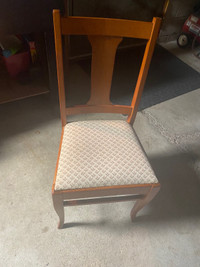 Old Wooden desk chair