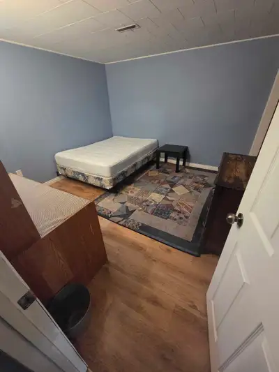 Available now. Basement room for rent, furnished, all utilities and kitchen ware included. 250 damag...