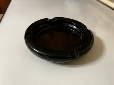 VTG Original Amber Glass Ashtray for Floor Ashtray Holder, View more