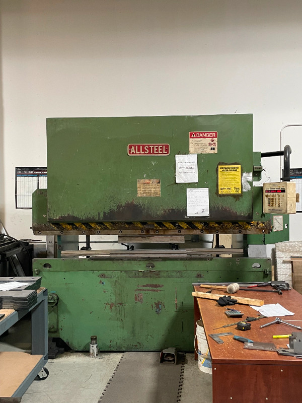 45 Ton Allsteel Press Brake Other Business & Industrial Mississauga / Peel Region Kijiji