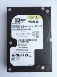 Western Digital 300GB 3.5" IDE Hard Drive