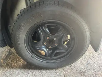 - 4 Michelin Latutude X-Ice Tires; - Mounted and Balanced on Toyota steel wheels; - Great Tread dept...