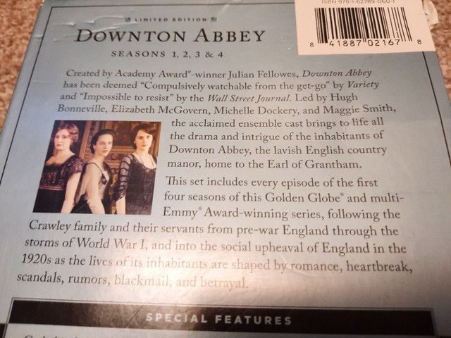 Downton Abbey Seasons 1,2,3,4 in CDs, DVDs & Blu-ray in Kamloops - Image 2