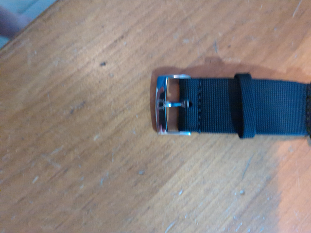 unworn new Omega nato strap 22mm black nylon leather in Jewellery & Watches in Longueuil / South Shore - Image 4