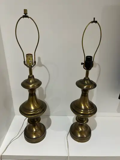 Vintage Honi Chilo Brass Table Lamps – Pair, View more