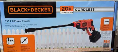 Black&Decker 20-volt Cordless Power Washer, View more