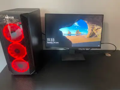 Gaming Pc + Monitor, View more