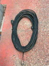 100-foot black extension cable for sale!