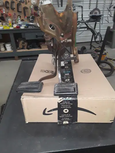 nice set of mopar a-body 4-speed pedals.they came out of my 74 dodge dart. not loose or sloppy.compl...
