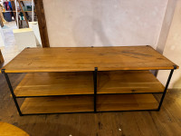 Wood textile display table -FREE
