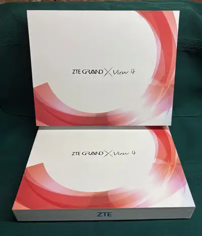 Available for sale I have TWO ZTE GRAND X VIEW 4 TABLETS - ONE SEALED AND ONE GENTLY USED. These lon...