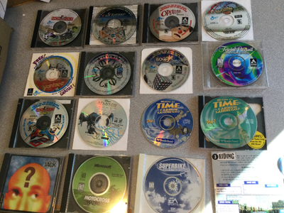 Vintage COMPUTER GAMES Cd-rom Monopoly, Scrabble, Operation,more, View more