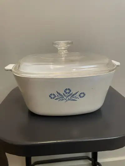 Corning Ware Blue Cornflower 10 cup Square Casserole Dish W/Lid, View more