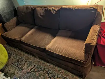 Couch / Sofa, brown, soft -- free, View more