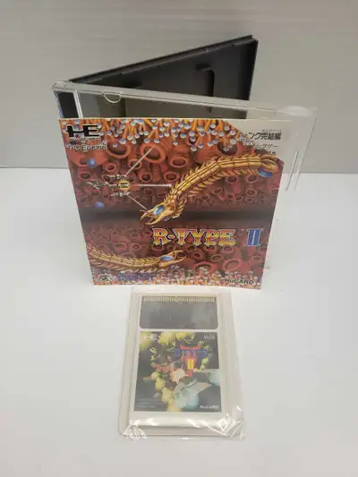 NEC PC Engine R-Type II HU Card Complete Case, manual, game card #466546 BUY & SELL KINGS 647-348-17...