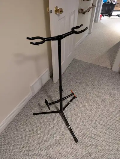 Double guitar stand, View more