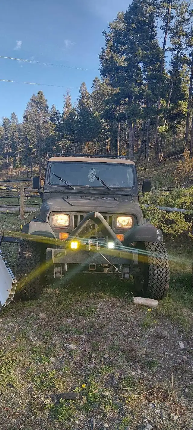 *REDUCED* 1991 Jeep Wrangler YJ with plow