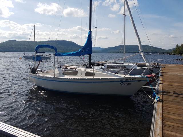 Voilier - dériveur DS 22 (quille rétractable) et remorque dans Voiliers  à Lanaudière - Image 3