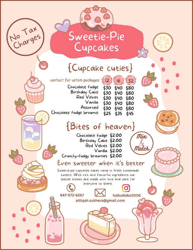 SWEETIE -PIE CUPCAKES  in Other Business & Industrial in City of Toronto