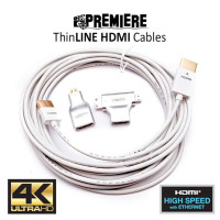 HDMI Cable Thin White High Quality 1.5/2/5 Meters