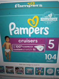 Diapers -Pampers size 5 and 6