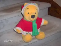 Winnie The Pooh Christmas Plush Bear